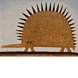 Echidna with Ant Trail, 2024 by Dean Bowen