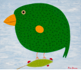 Green Leaf Bird, 2023 by Dean Bowen